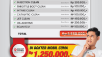 Promo Dokter Mobil Tune Up Jet Clean Diskon 50% Lebih